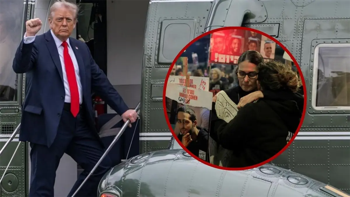 Familias de rehenes elogian labor de Trump por la paz